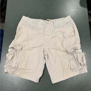 Beige Cargo Shorts for Men